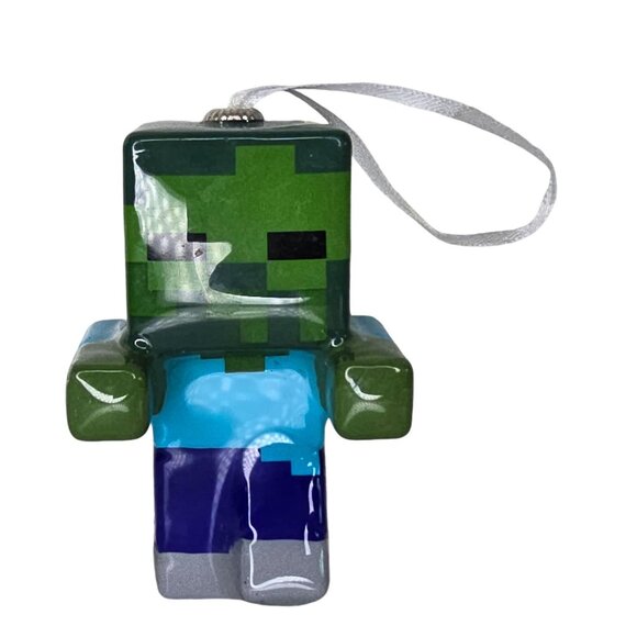 Minecraft Zombie Christmas Ornament Hanging Decoration 4.5" - Picture 6 of 7